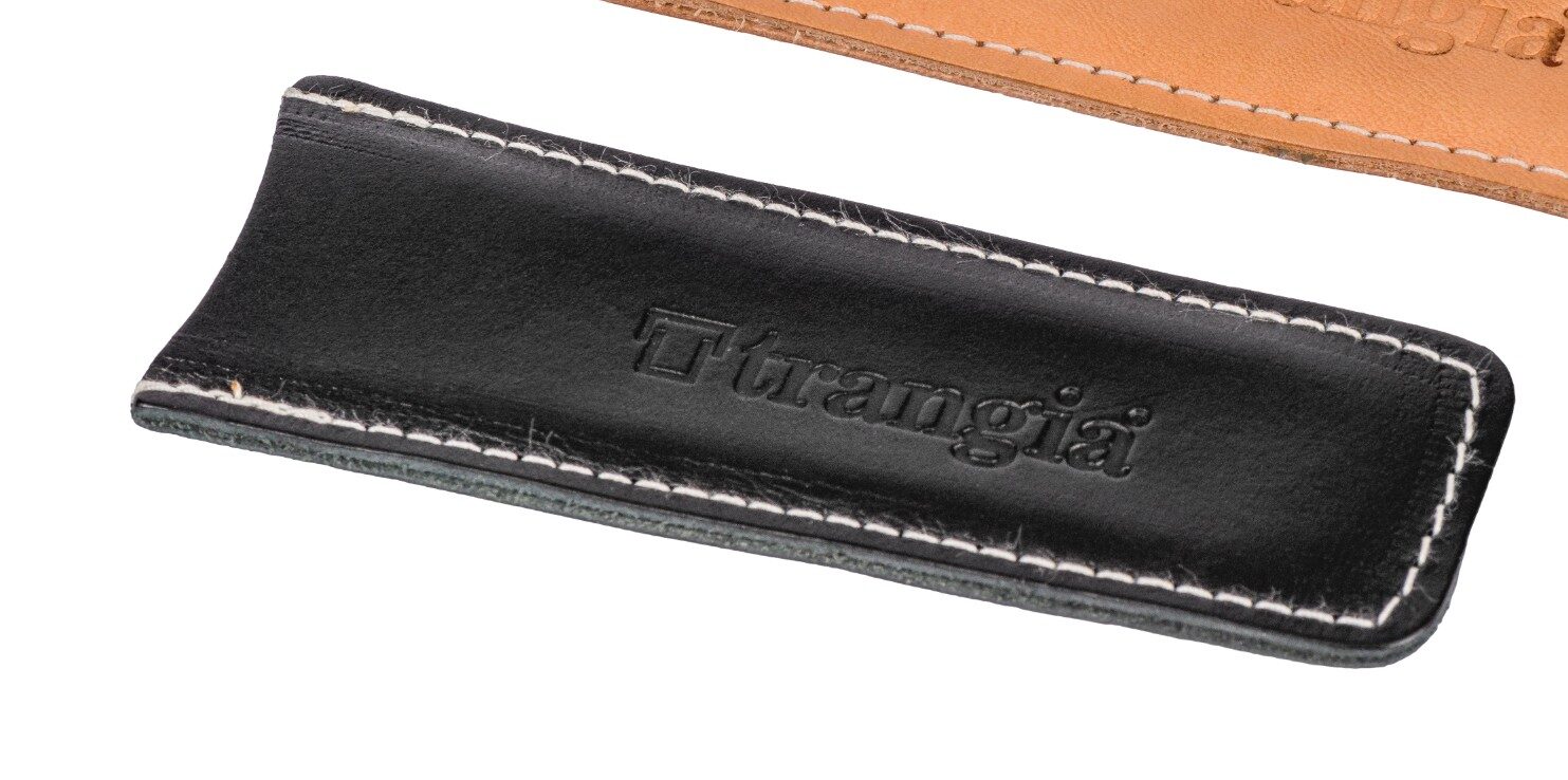 Leather cover Mess tin, black